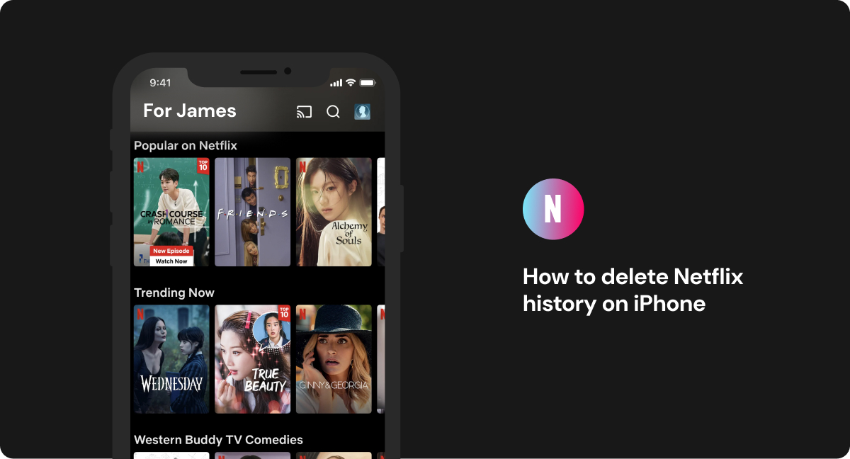 How to delete Netflix history? Urban VPN